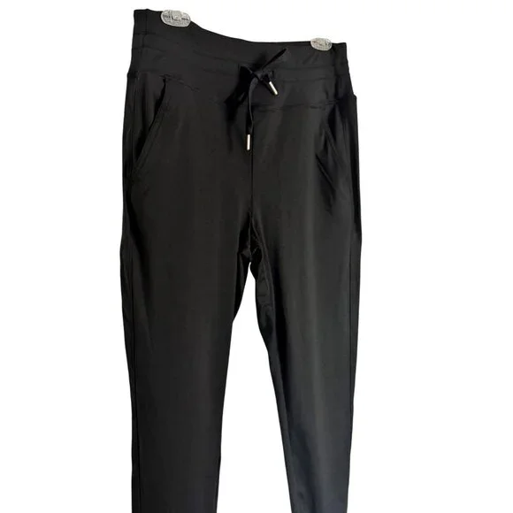 Halara High Waisted Drawstring Casual Jogger Size Large Black Pockets NWT $54 - Picture 8 of 10